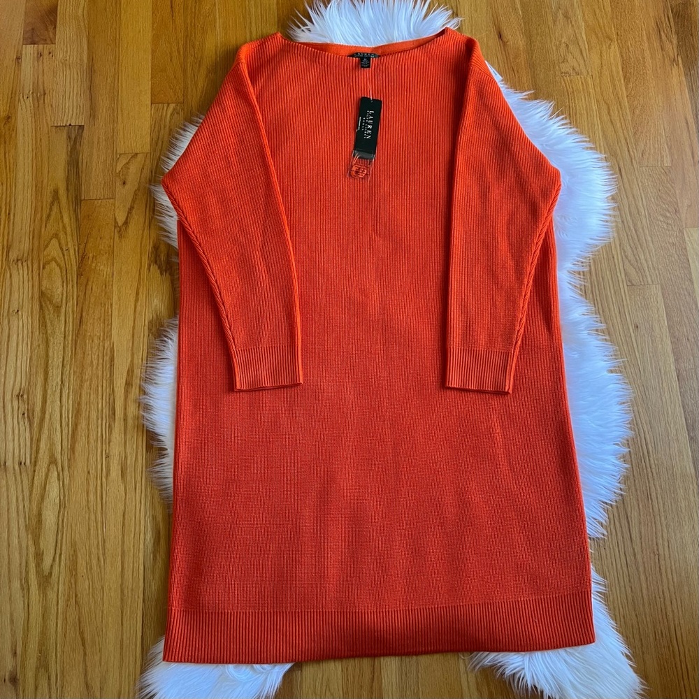 NWT Women’s Lauren Ralph Lauren Sweater Dress 3X